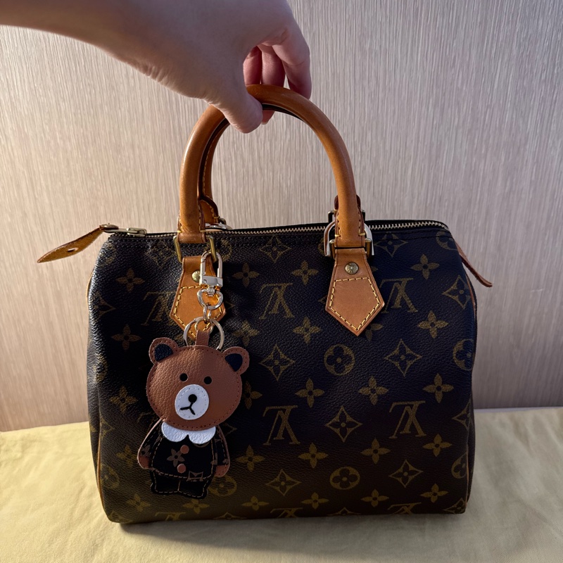 LV Speedy 25 Monogram 經典波士頓包-5