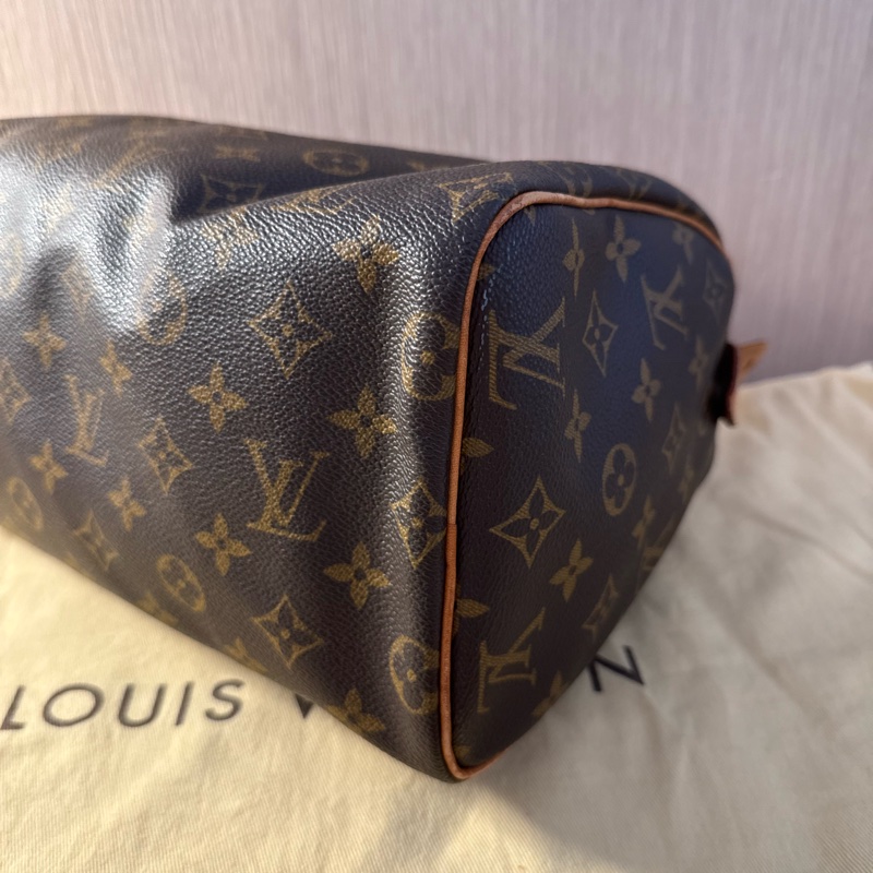 LV Speedy 25 Monogram 經典波士頓包-8