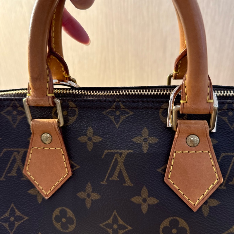 LV Speedy 25 Monogram 經典波士頓包-13