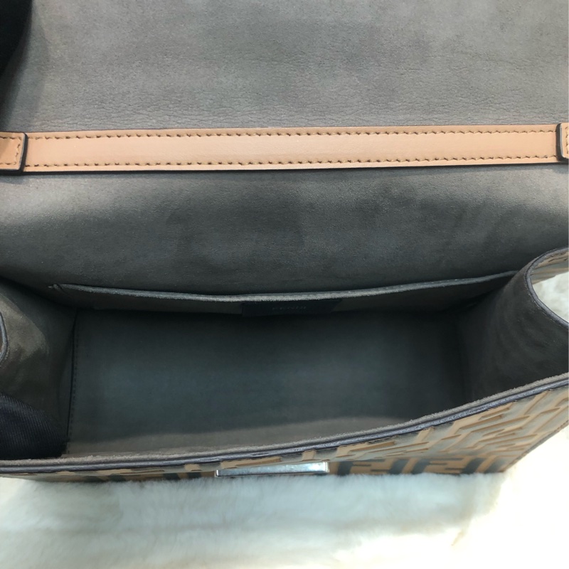 FENDI KAN I 中號 ZUCCA壓花 2Way (限量走秀款)XC168-22