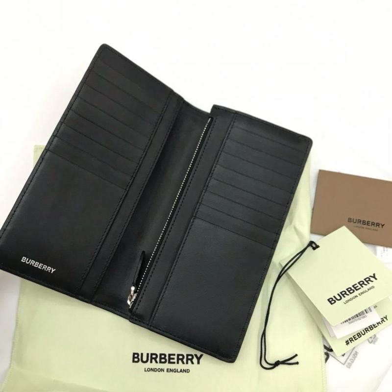 Burberry vintage check long wallet-1