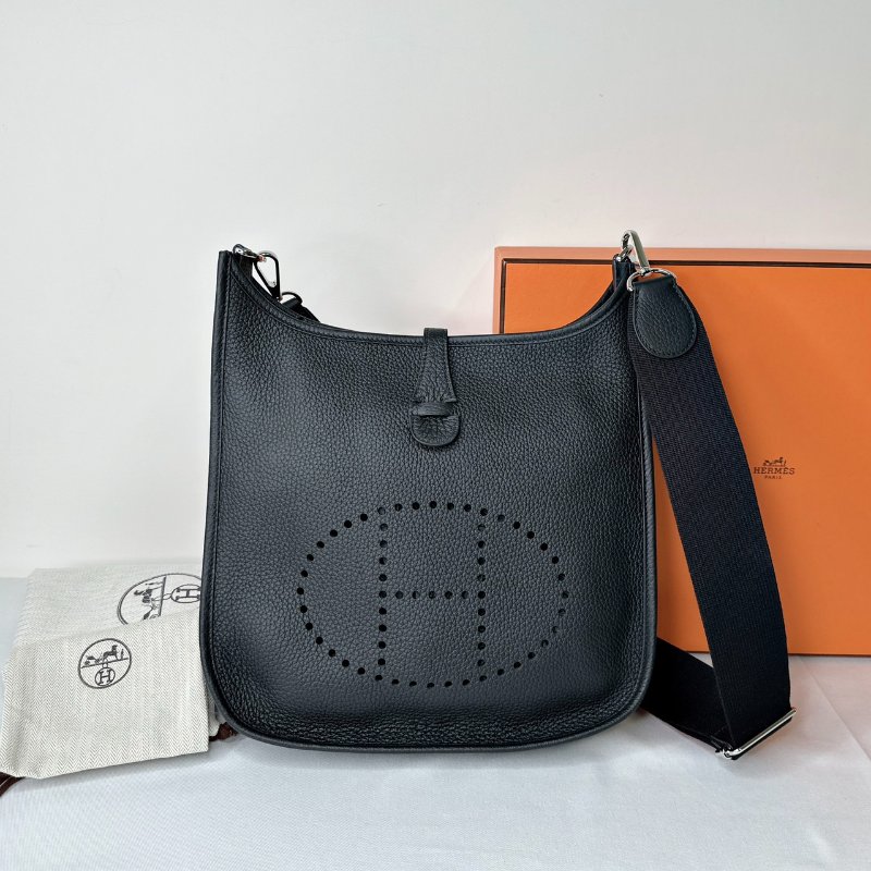 HERMES 黑銀Evelyne 29-1