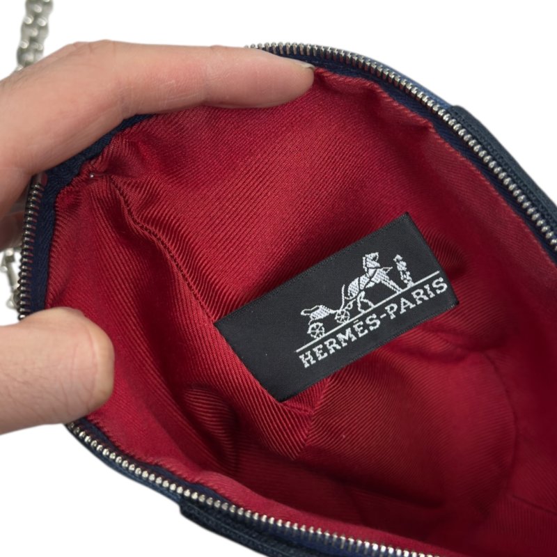 HERMES *自加鏈＞送無品牌扣＋無品牌鏈帶* 中古 斜揹袋-18