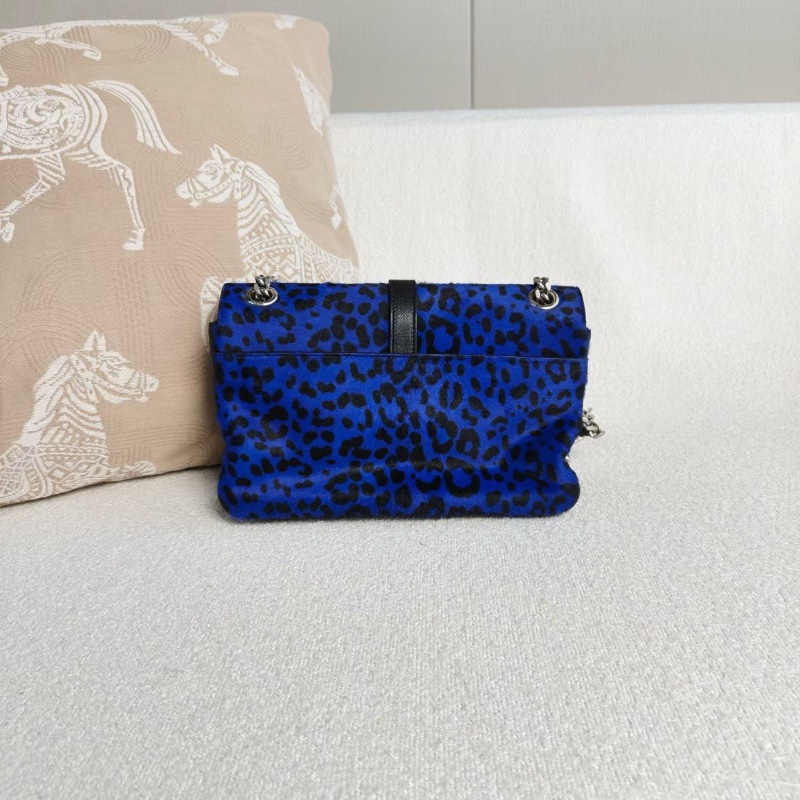 YSL馬毛豹紋鏈條包23*14*6  98新配件鑰匙鎖塵袋-6