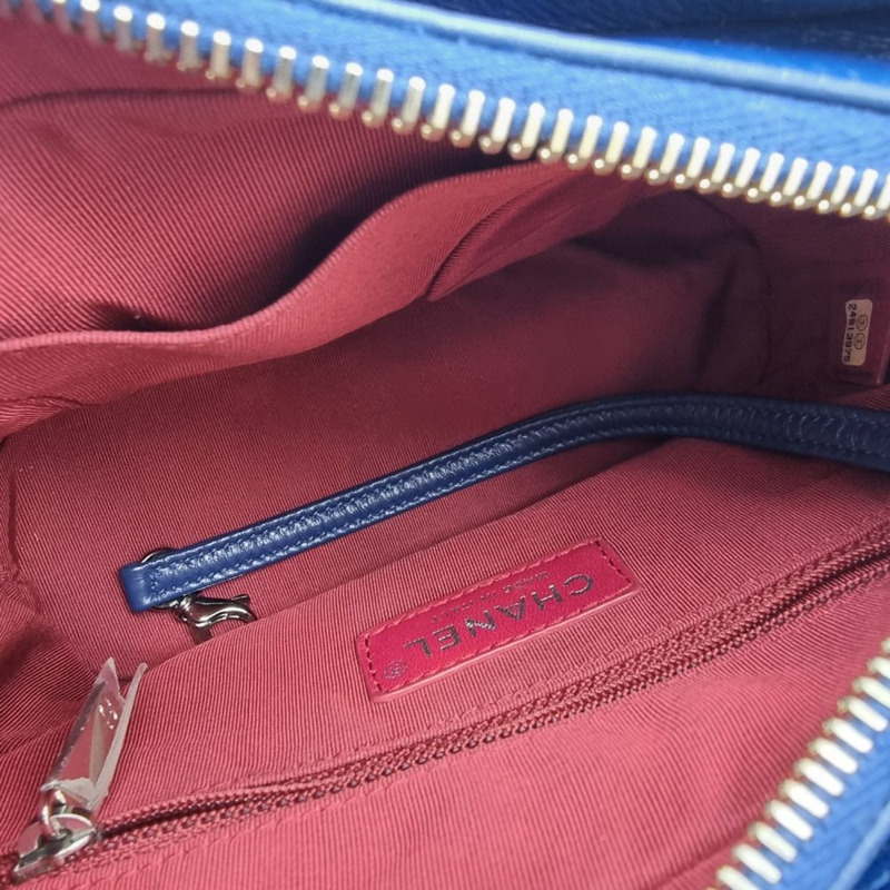 【包稅】CHANEL Gabrielle 單肩包 藍色 CHB052617-6