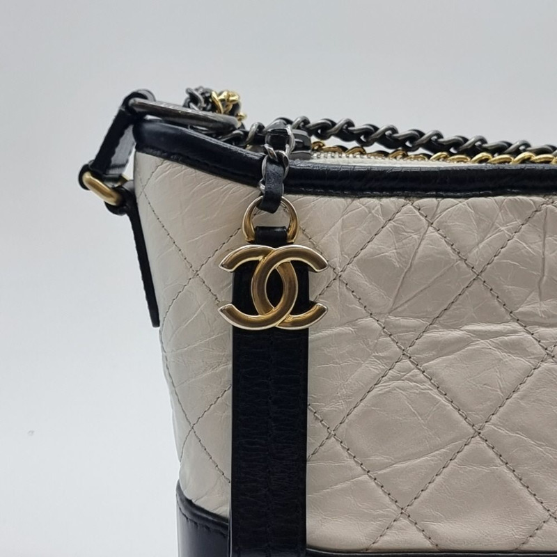 【包稅】CHANEL Gabrielle 單肩包 白色 CHB060118-2