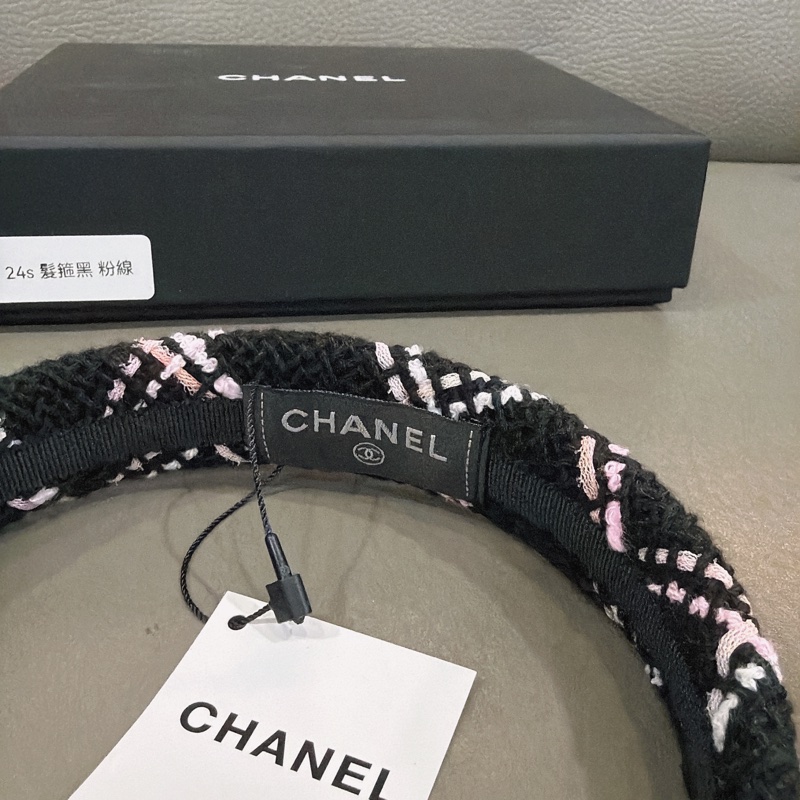 香奈兒毛呢髮箍-2