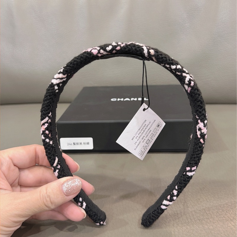 香奈兒毛呢髮箍-4