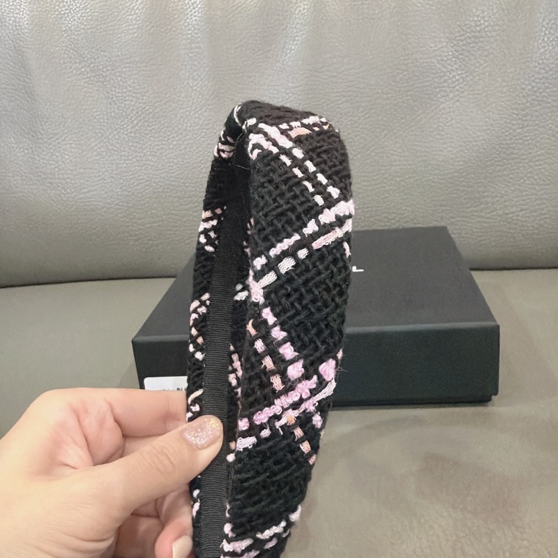 香奈兒毛呢髮箍-5
