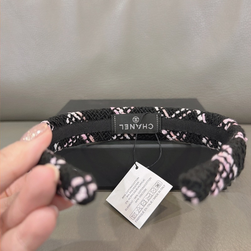 香奈兒毛呢髮箍-6