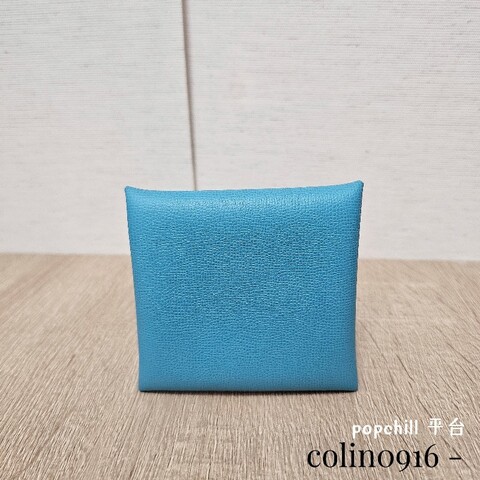 [不用萬元的愛馬仕❣️] Hermes 7N糖果藍Bastia零錢包