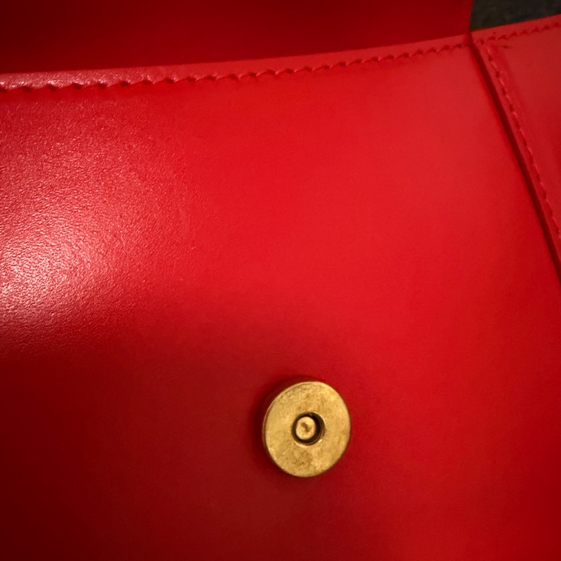 專櫃正品 BALENCIAGA 593546 紅沙漏包包 手提包 聖誕紅色-17