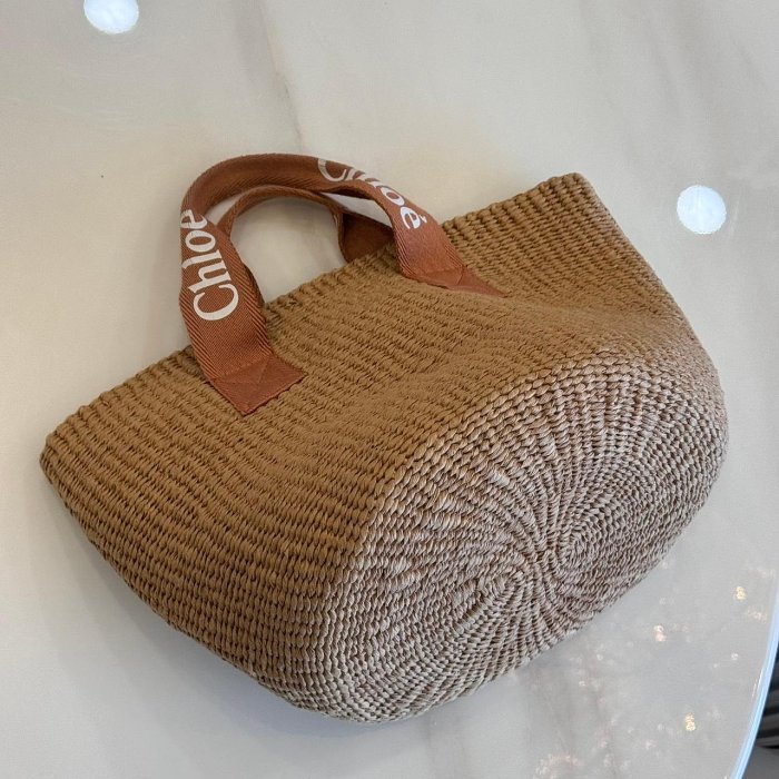 *SHIHNA名牌精品* Chloé Woody 編織托特包-3