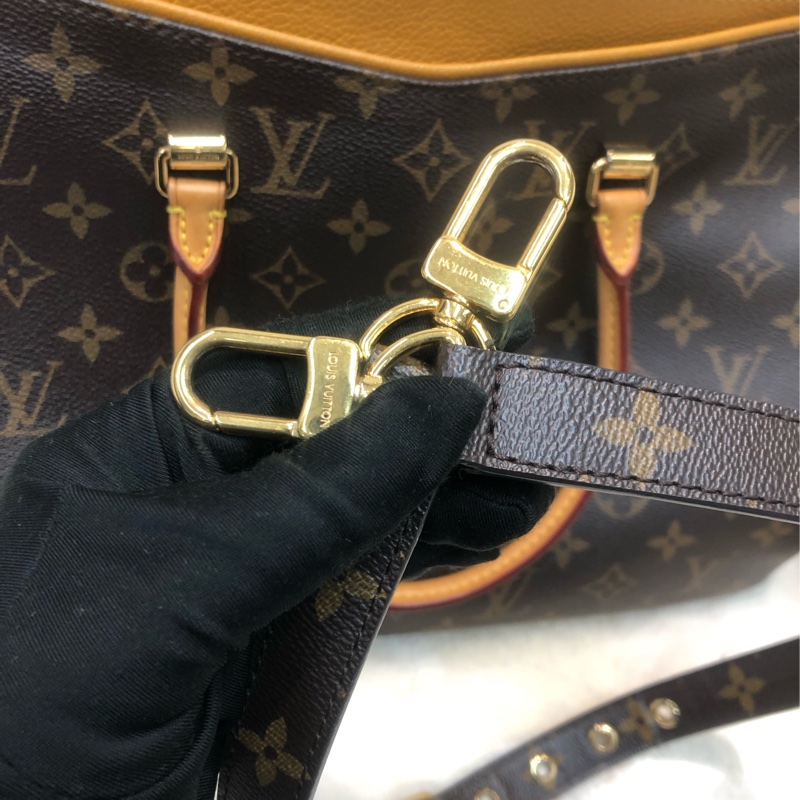 LV PALLAS 黃色傳奇 MM 兩用手袋 老花 XC170-7