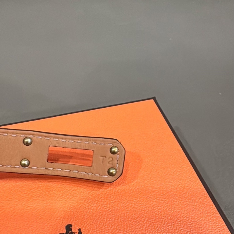 愛馬仕雙圈Kelly手環 尺寸T2 粉/玫瑰金-3