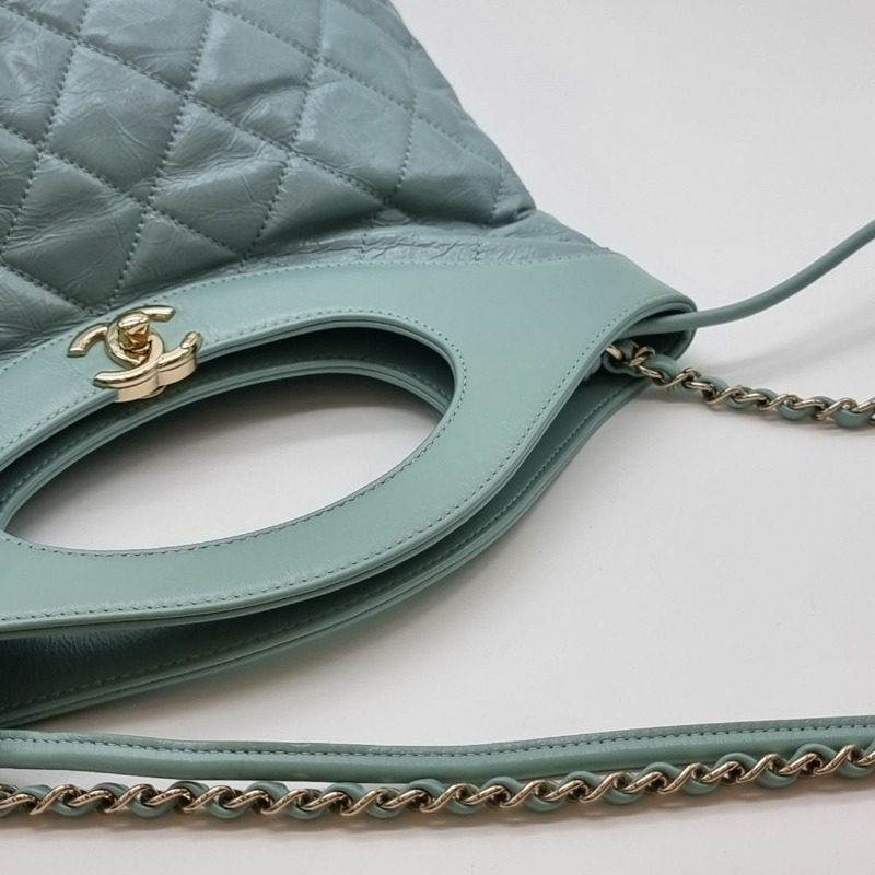 【包稅】CHANEL 【小號】31美元手提袋 薄荷綠 CHB060820-3