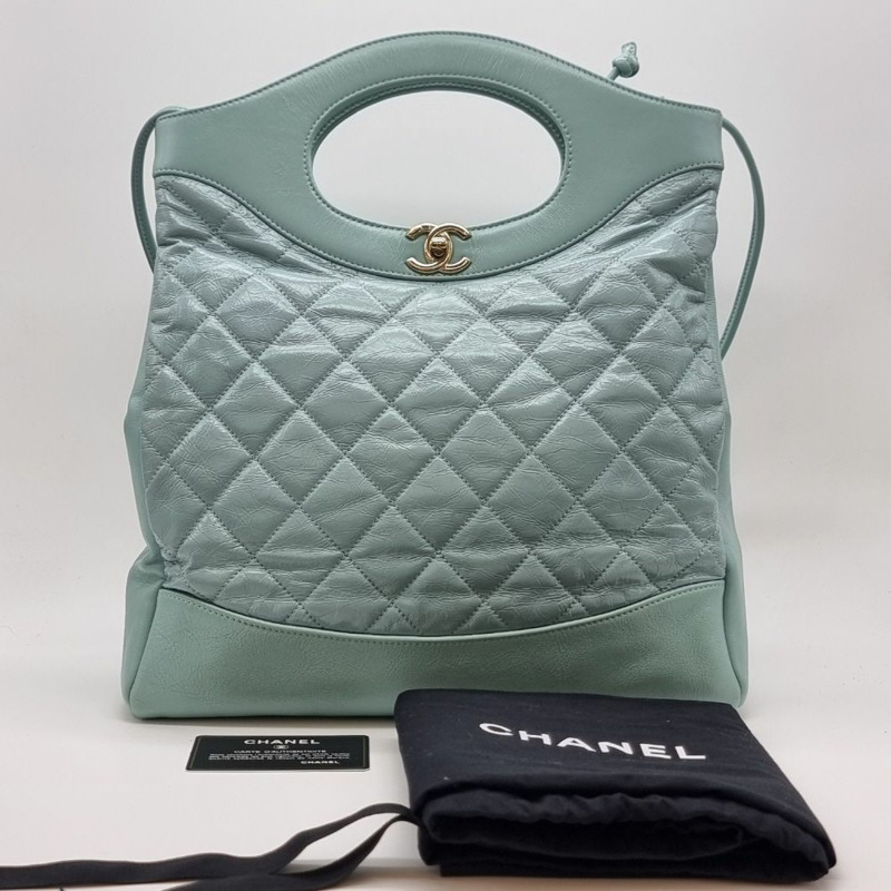 【包稅】CHANEL 【小號】31美元手提袋 薄荷綠 CHB060820-7