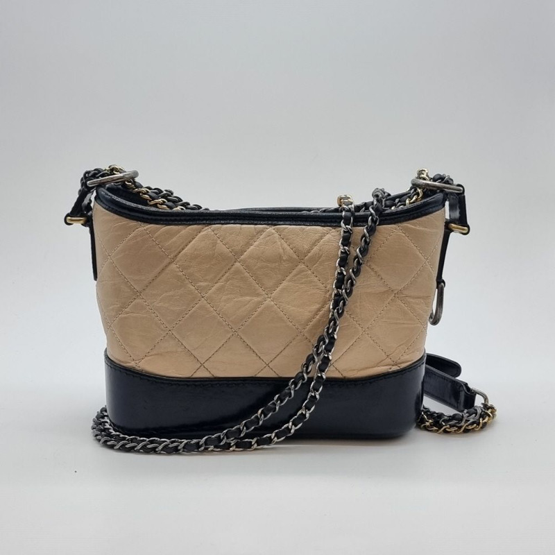 【包稅】CHANEL Gabrielle Hobo Bag 米色 CHB061238-3