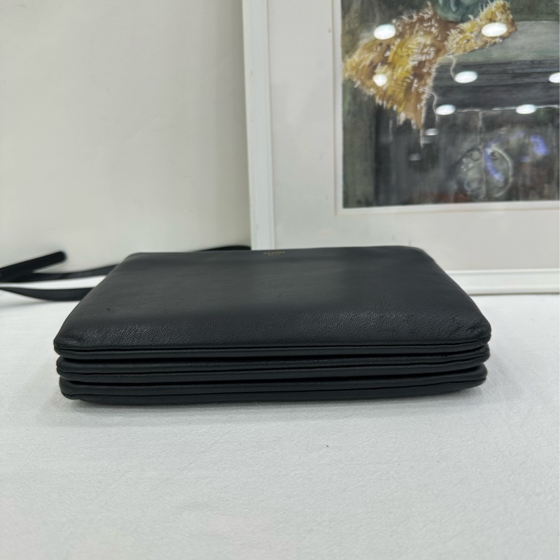 CELINE黑金三合一Trio單肩斜背包,實用時髦,適合多種場合,可鹽可甜-6