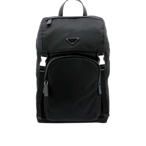 Prada 男士 Re-Nylon與Saffiano皮質背包均碼碼常規、27cm*17cm*45cm