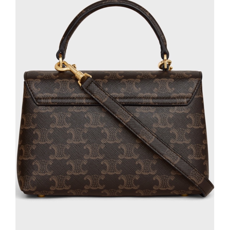 Celine 女士 TEEN NINO標誌印花手袋均碼碼20.5cm*8cm*13cm-3