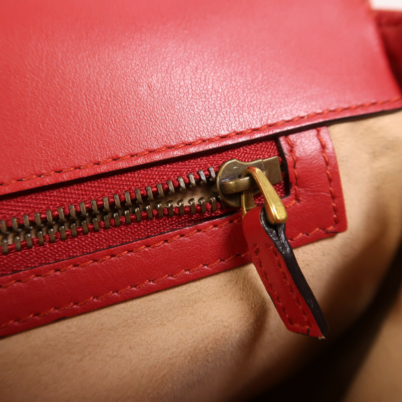 GUCCI 牛皮皮革GG Marmont金扣手挽肩背兩用袋-15