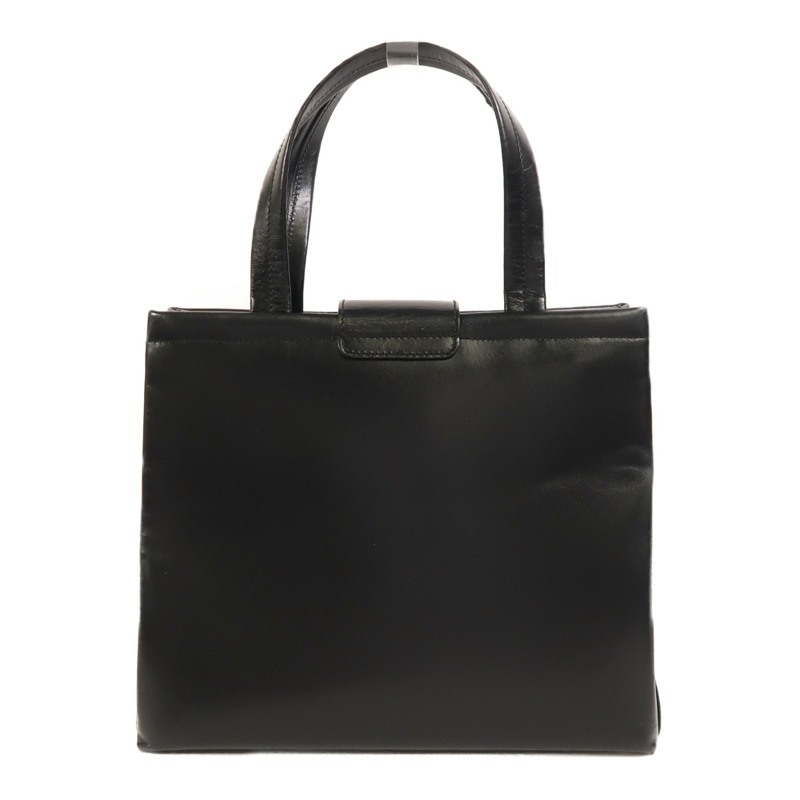 Salvatore Ferragamo 牛皮皮革2 Way Shoulder銀扣手挽肩背兩用袋-1