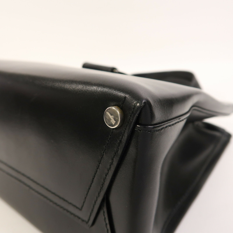 Salvatore Ferragamo 牛皮皮革2 Way Shoulder銀扣手挽肩背兩用袋-8