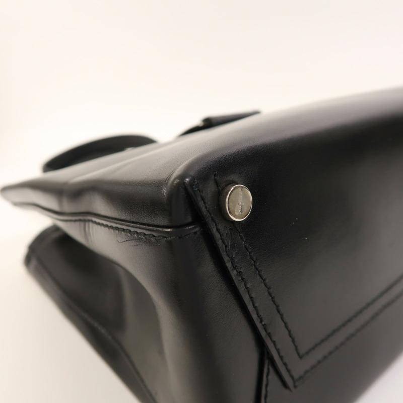 Salvatore Ferragamo 牛皮皮革2 Way Shoulder銀扣手挽肩背兩用袋-9