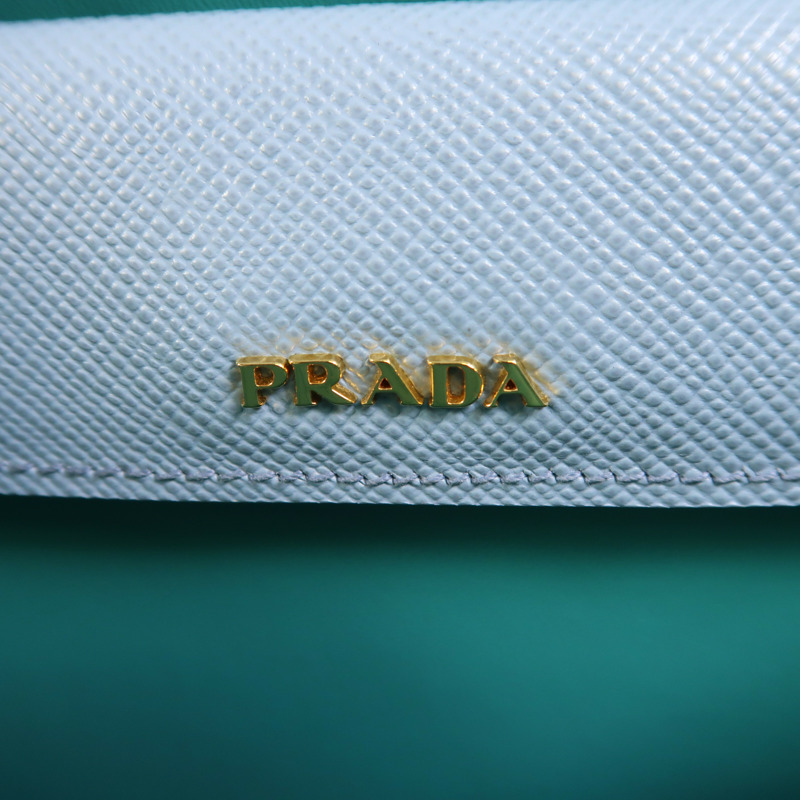 PRADA Saffiano皮革2 Way Shoulder金扣手挽肩背兩用袋-6