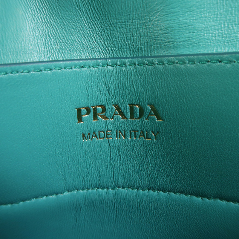 PRADA Saffiano皮革2 Way Shoulder金扣手挽肩背兩用袋-7