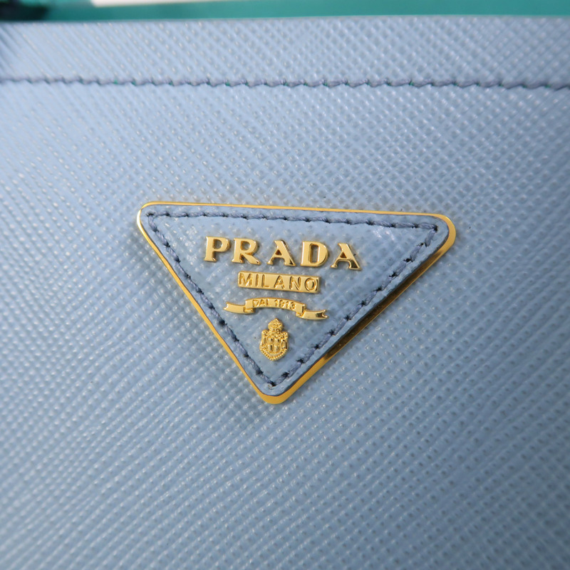 PRADA Saffiano皮革2 Way Shoulder金扣手挽肩背兩用袋-12