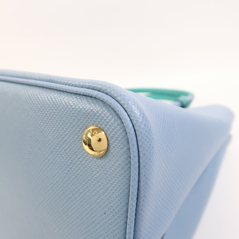 PRADA Saffiano皮革2 Way Shoulder金扣手挽肩背兩用袋-15