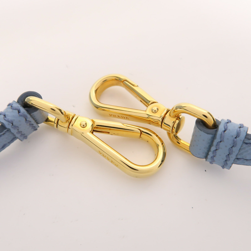 PRADA Saffiano皮革2 Way Shoulder金扣手挽肩背兩用袋-21