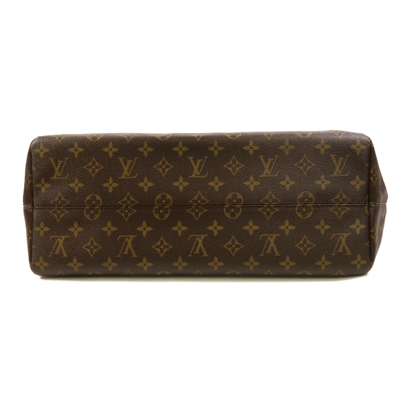 LOUIS VUITTON Monogram Raspail MM金扣肩背袋/手挽袋棕色-3