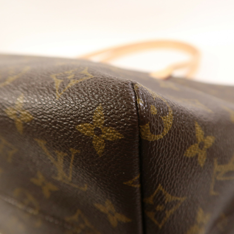 LOUIS VUITTON Monogram Raspail MM金扣肩背袋/手挽袋棕色-10