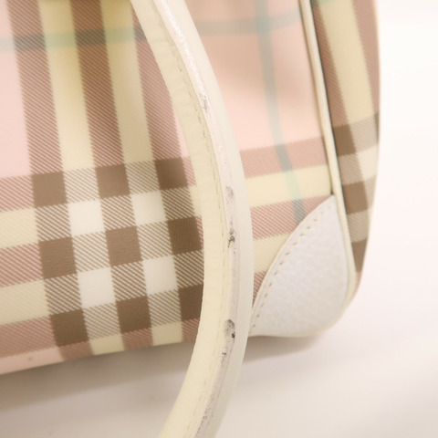 BURBERRY 塗層帆布Hand Bag銀扣手挽袋