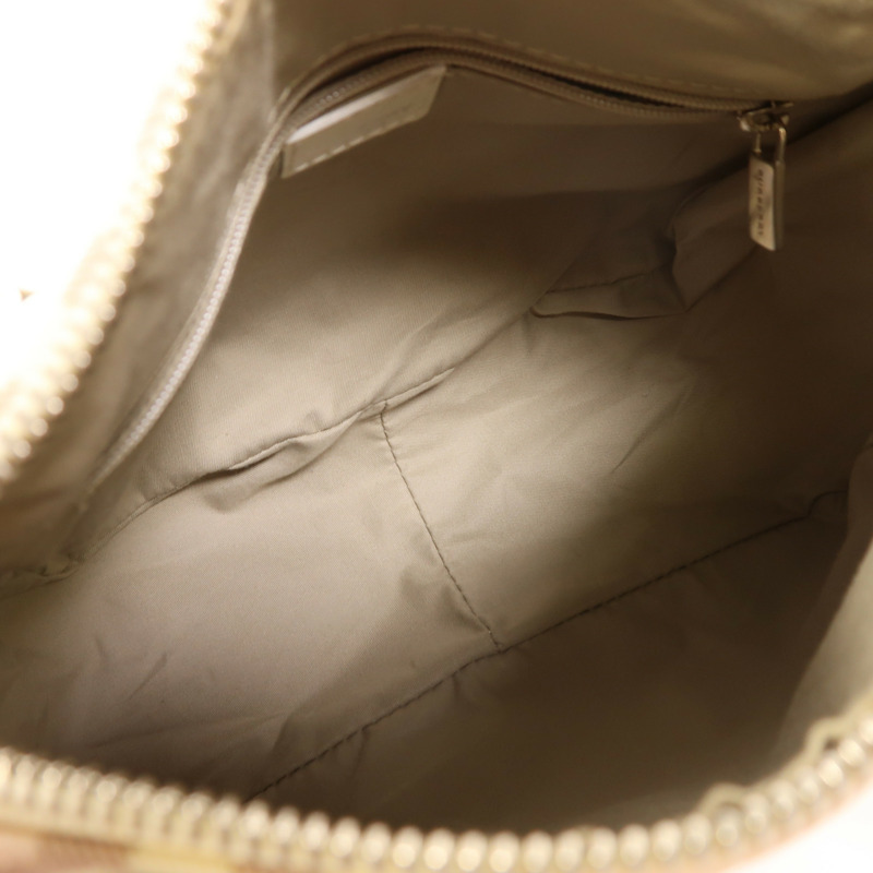 BURBERRY 塗層帆布Hand Bag銀扣手挽袋-5