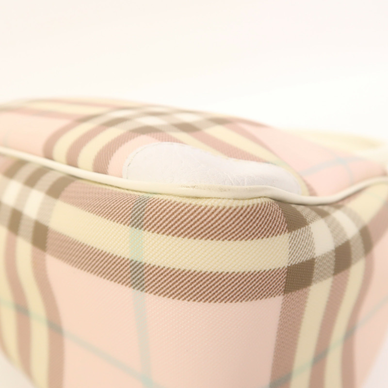 BURBERRY 塗層帆布Hand Bag銀扣手挽袋-9