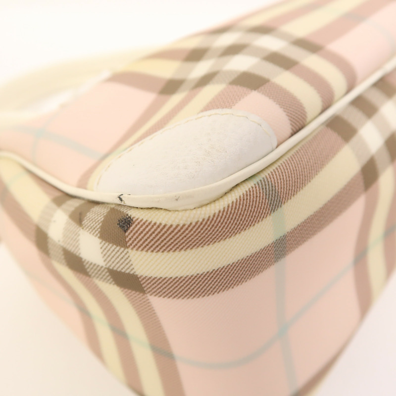 BURBERRY 塗層帆布Hand Bag銀扣手挽袋-12