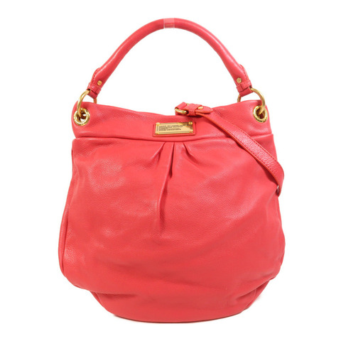 MARC BY MARC JACOBS 牛皮皮革2 Way Shoulder金扣手挽肩背兩用袋