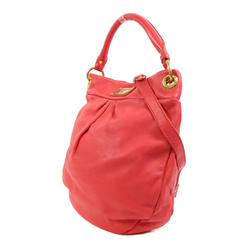 MARC BY MARC JACOBS 牛皮皮革2 Way Shoulder金扣手挽肩背兩用袋-2