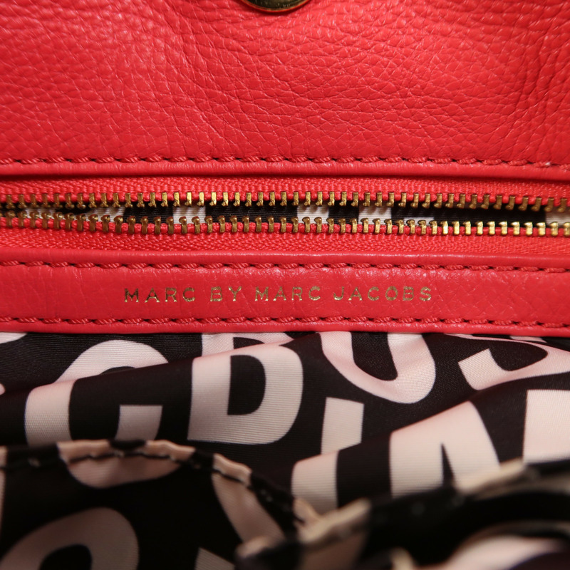 MARC BY MARC JACOBS 牛皮皮革2 Way Shoulder金扣手挽肩背兩用袋-5