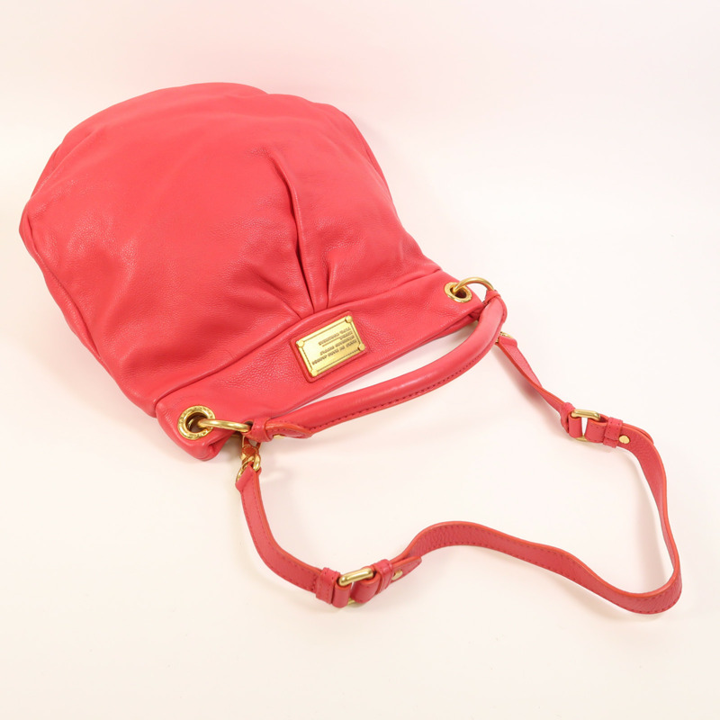 MARC BY MARC JACOBS 牛皮皮革2 Way Shoulder金扣手挽肩背兩用袋-7