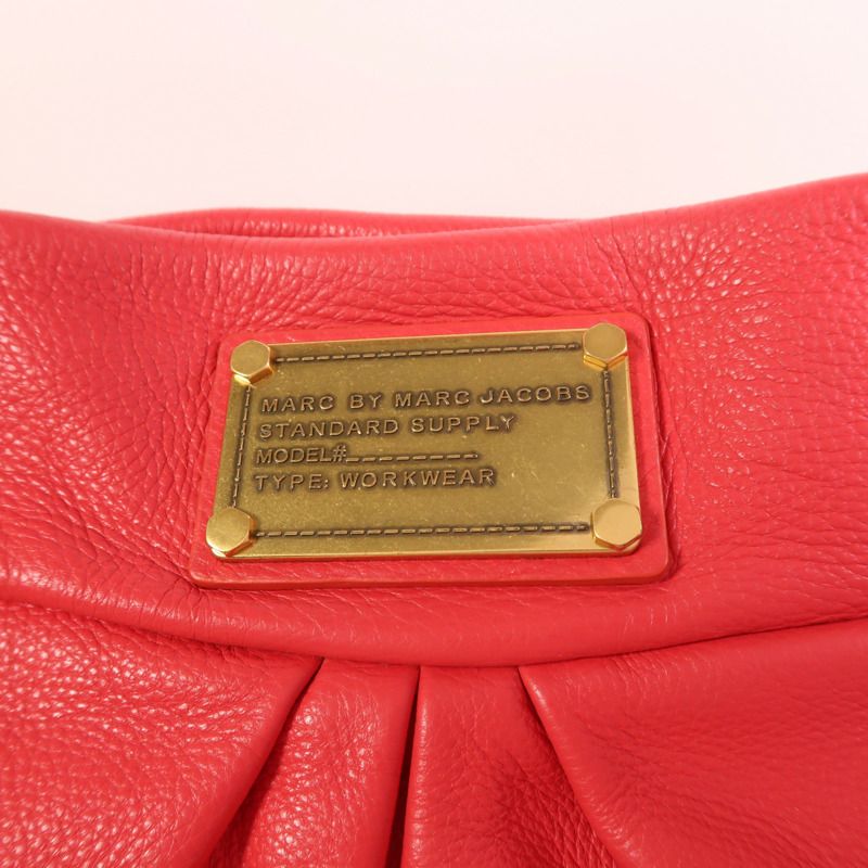 MARC BY MARC JACOBS 牛皮皮革2 Way Shoulder金扣手挽肩背兩用袋-9