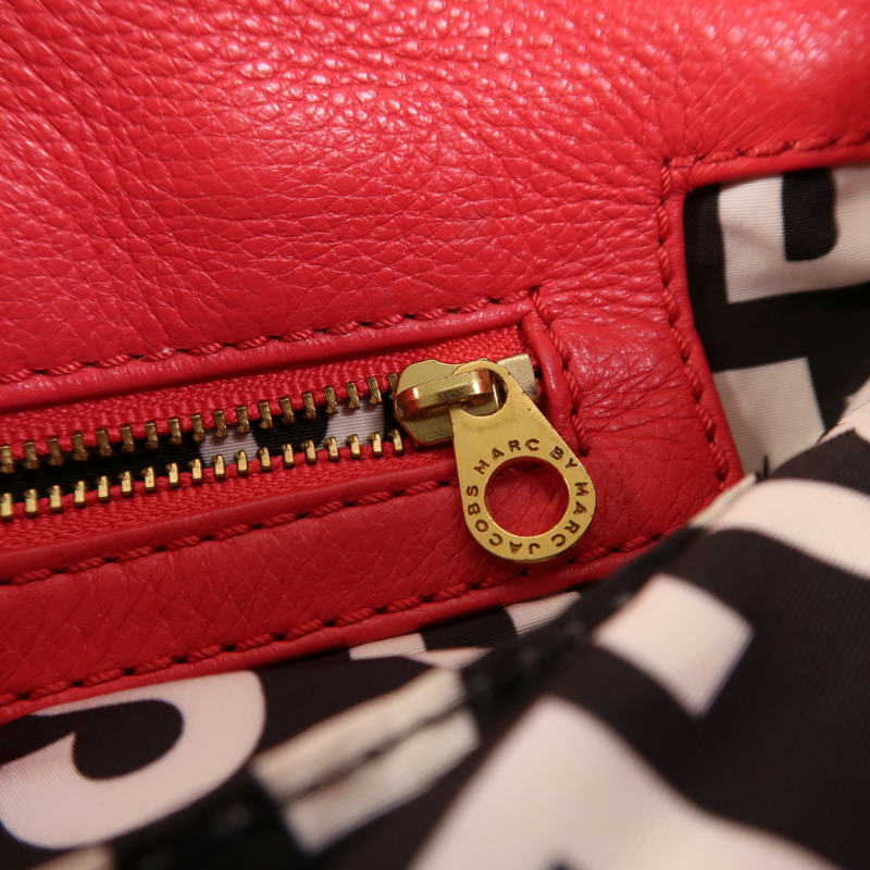 MARC BY MARC JACOBS 牛皮皮革2 Way Shoulder金扣手挽肩背兩用袋-17