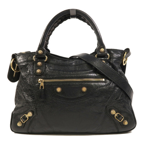 BALENCIAGA 牛皮皮革Town金扣手挽肩背兩用袋