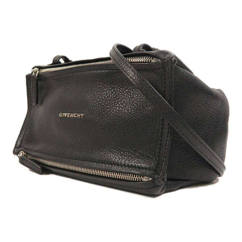 GIVENCHY 牛皮皮革Pandora銀扣肩背袋-2