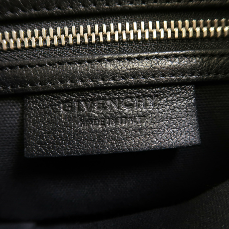 GIVENCHY 牛皮皮革Pandora銀扣肩背袋-5