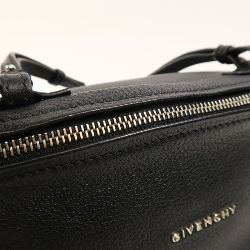 GIVENCHY 牛皮皮革Pandora銀扣肩背袋-14